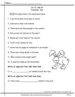 second grade wonders unit six week one printouts grammar test