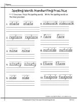 second grade wonders unit six week two printouts spelling handwriting