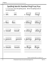 second grade wonders unit three week four spelling handwriting