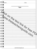 topic paper worksheet